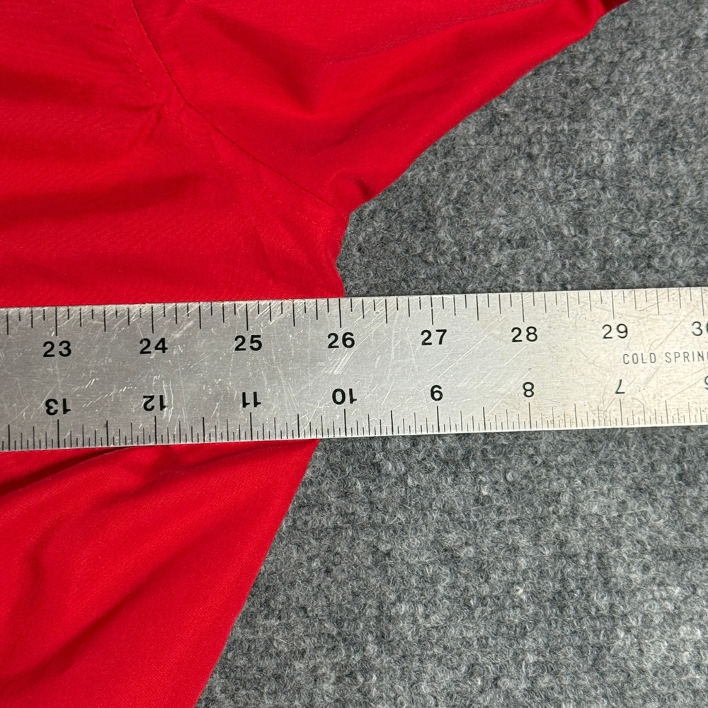 Ohio State Buckeyes Windbreaker Pullover Jacket Red V-Neck Mens XL Vintage Style - Picture 5 of 6